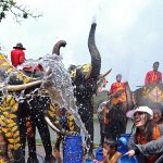 Songkran water festival thailand