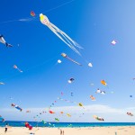 Kite Festival or Festival de Cometas in Fuerteventura, Spain